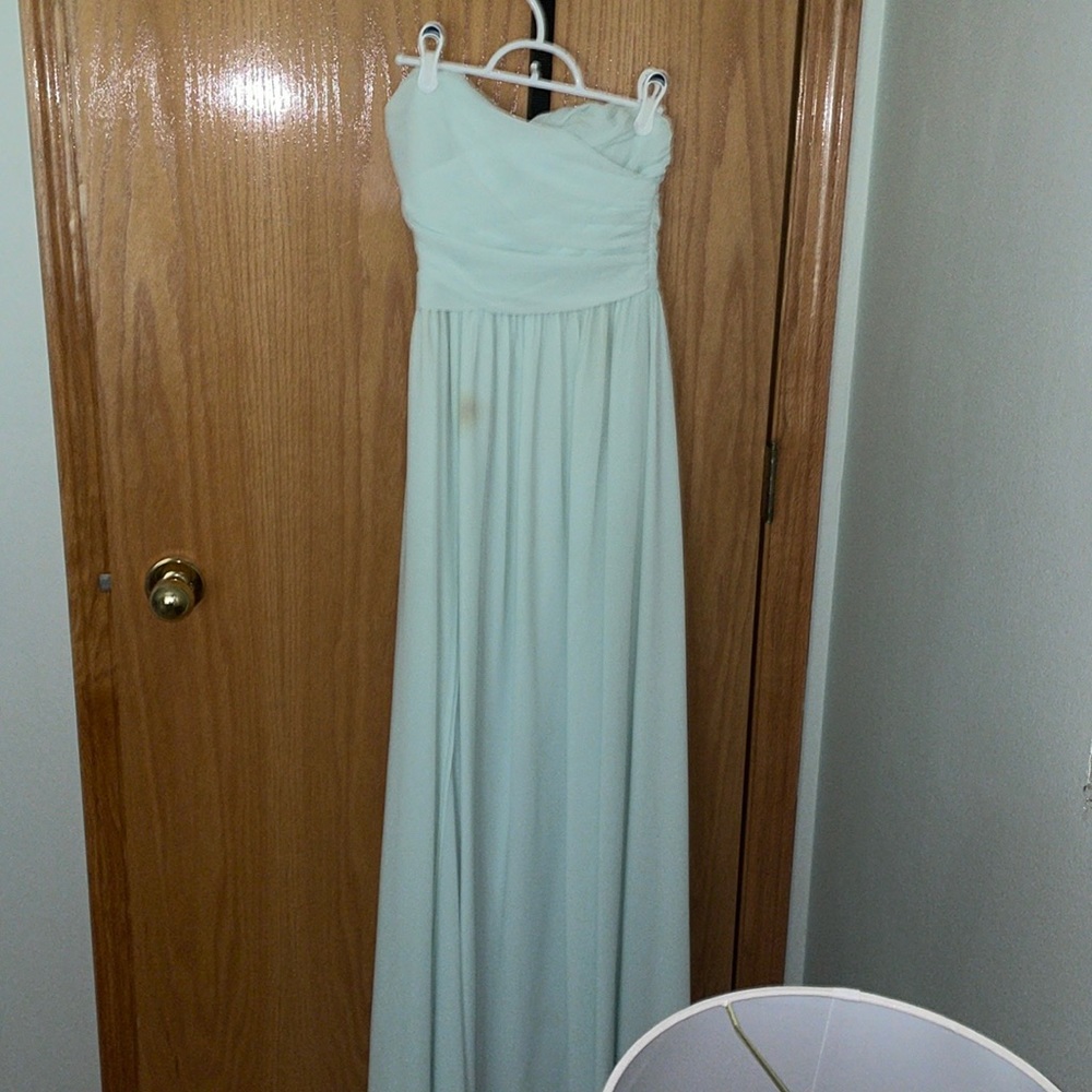 lulus prom dress, mint color